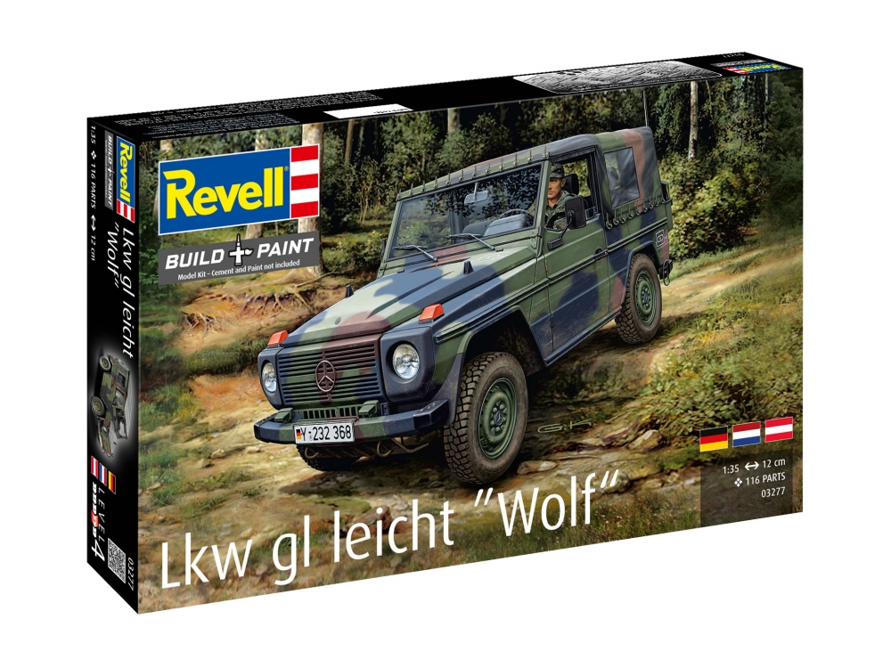 Vehicul militar de construit Revell 116 piese Masina off-road 