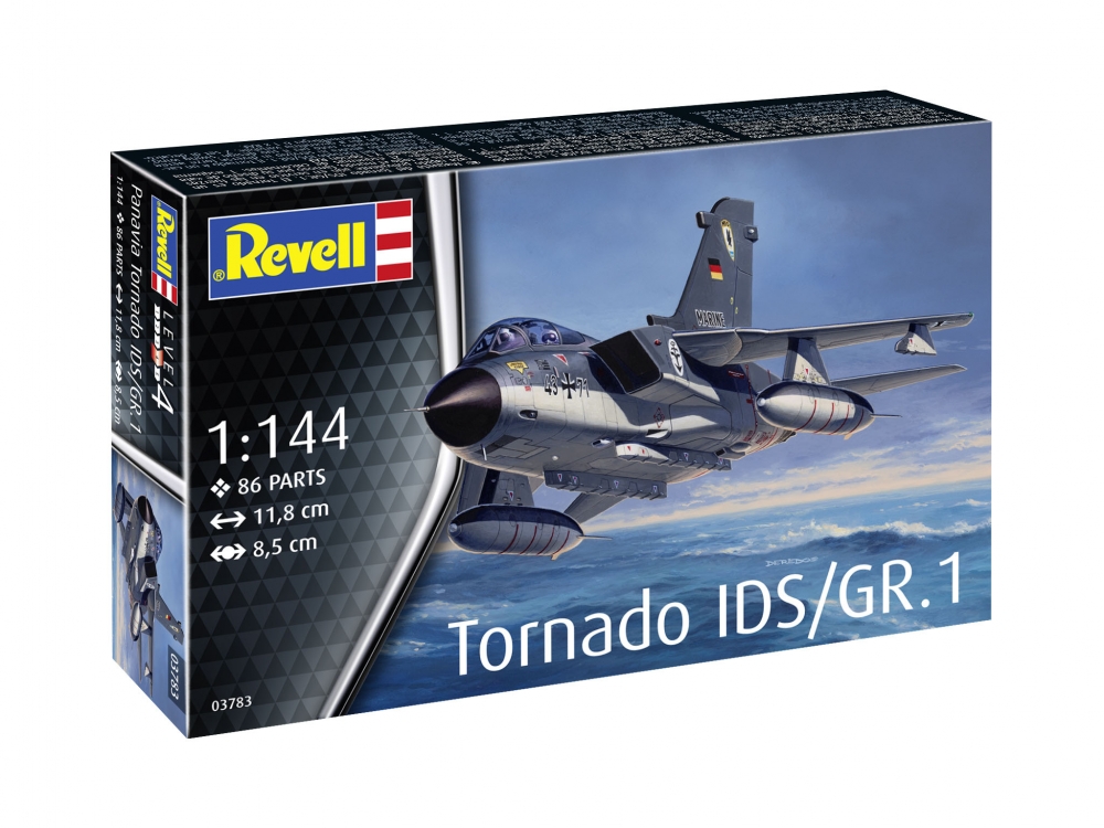 Machetă de asamblare, Revell, avion de vânătoare Panavia Tornado IDS/GR.1, 86 de piese