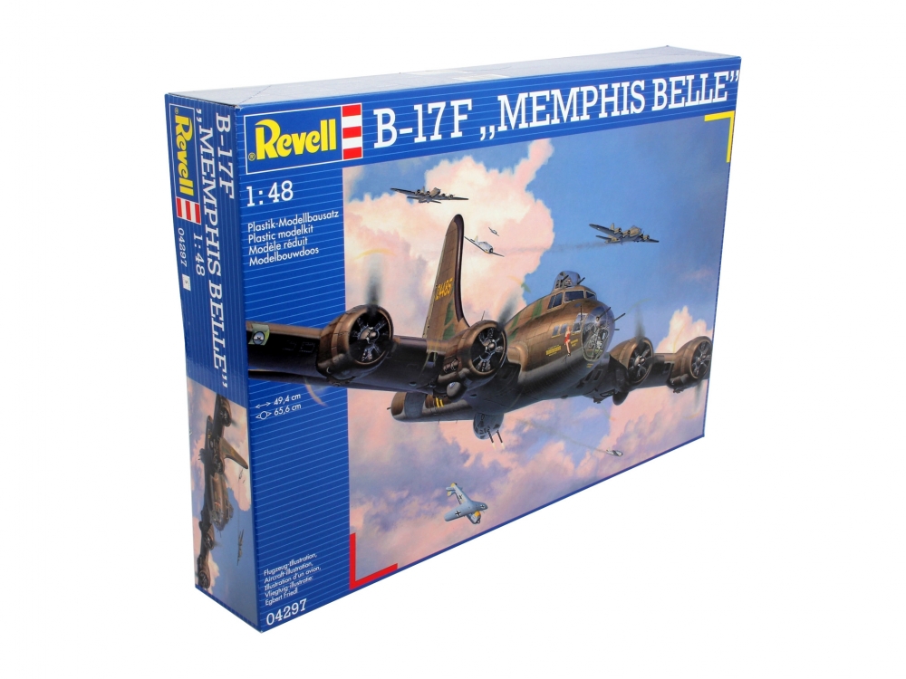 Machetă de asamblare, Revell, B-17F Memphis Belle, 107 piese