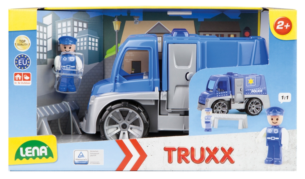 Cărucior de joacă, Lena, Polițist cu accesorii, Truxx 29 cm