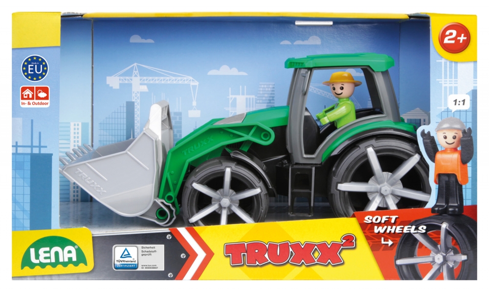 Cărucior de joacă, Lena, Tractor Truxx², 34 cm