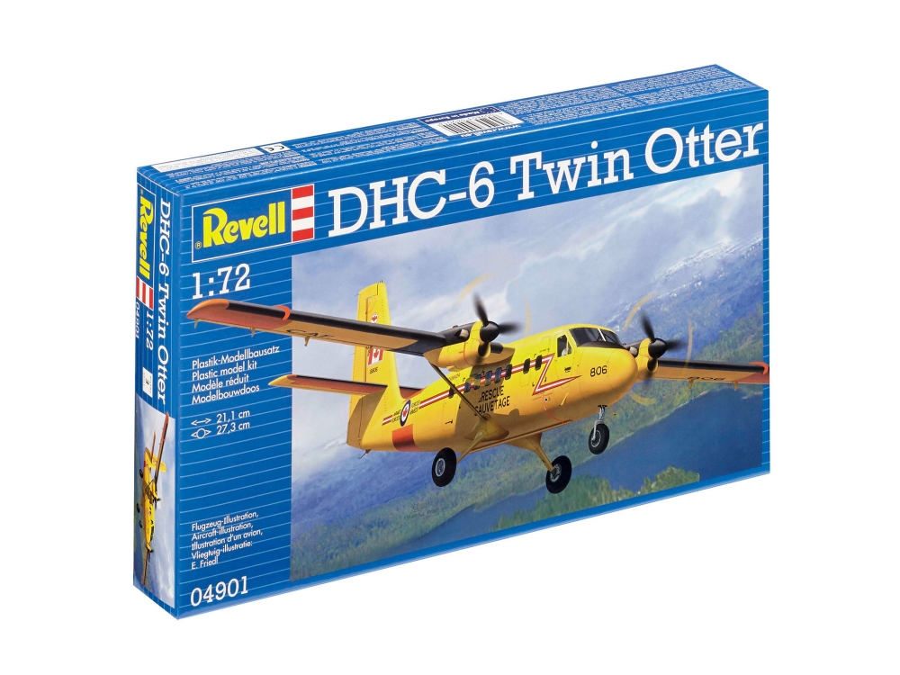 Machetă de asamblare, Revell, Avion DHC-6 Twin Otter, 95 de piese