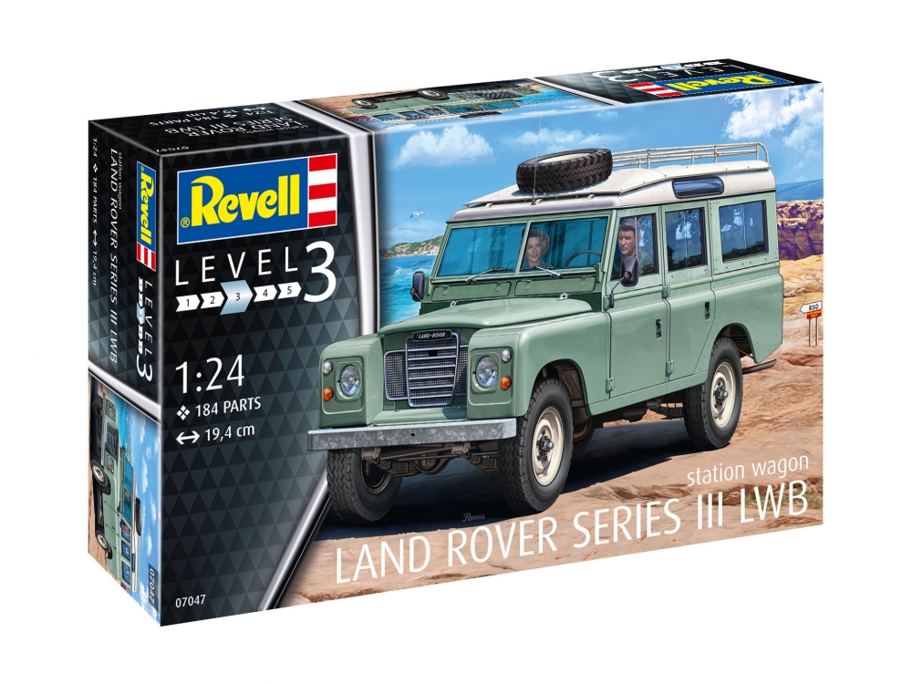 Machetă de asamblare, Revell, Land Rover Seria III LWB, 184 de piese