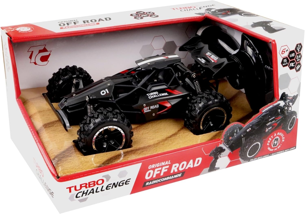 Buggy off-road cu radiocomandă, MGM, Off Road original, 1:18