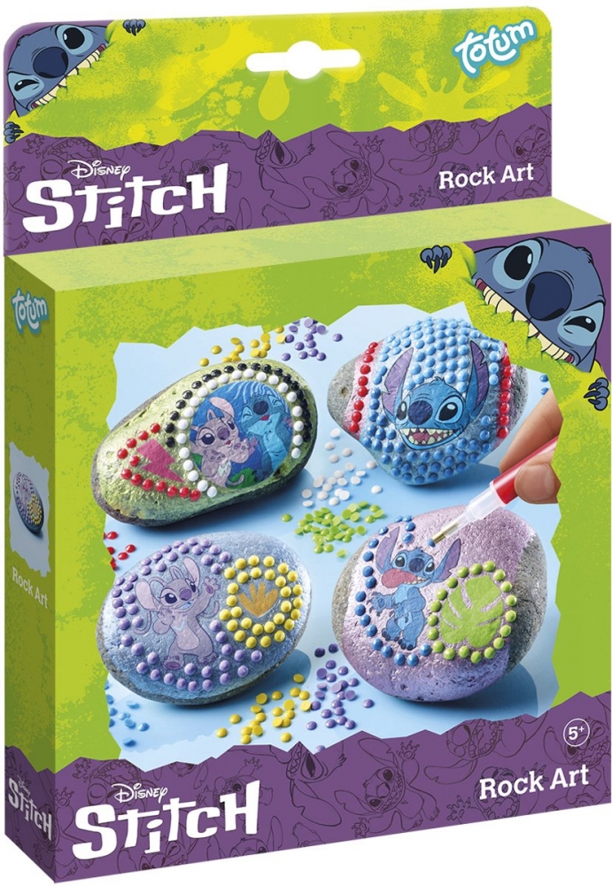 Set creativ, Totum, Cusă, Decorează-te singur, 4 buc. pietricele