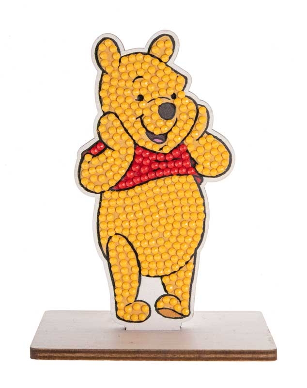 Kit de broderie cu diamante, Craft Buddy, Crystal Art Buddies, Winnie the Pooh, 7 piese