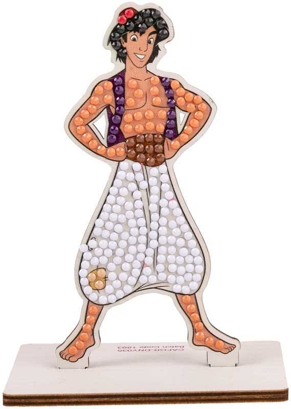 Kit de broderie cu diamante, Craft Buddy, Crystal Art Buddies, Aladdin, 7 piese