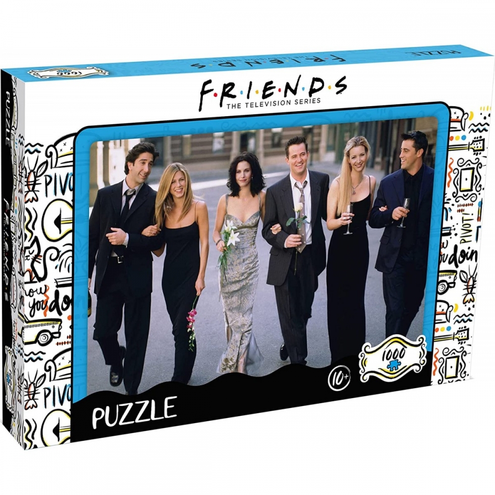 Puzzle Friends, Winning Moves, 1000 piese, Multicolor