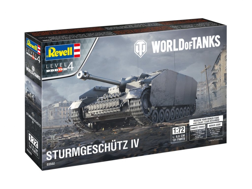 Macheta de asamblat tanc Revell Sturmgeschütz IV 