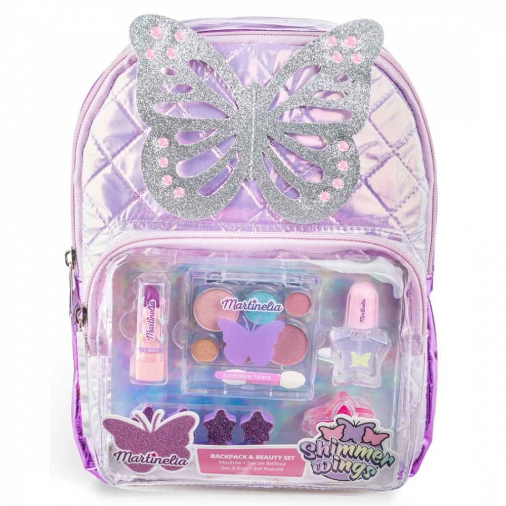 Set cosmetic, Martinellia, Shimmer Wings, Cu rucsac, 6 piese