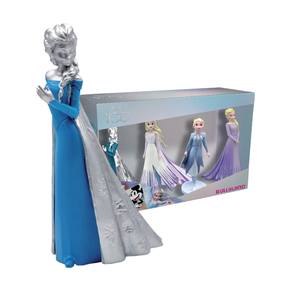 Set figurine de colectie, Walt Disney, Bullyland, Disney 100 Platinum Frozen, 4buc.
