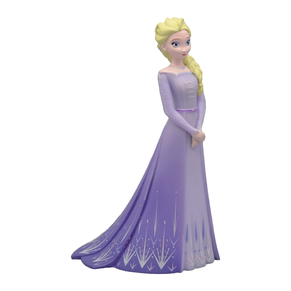 Figurină de colecție, Walt Disney, Bullyland, Elsa cu rochie mov