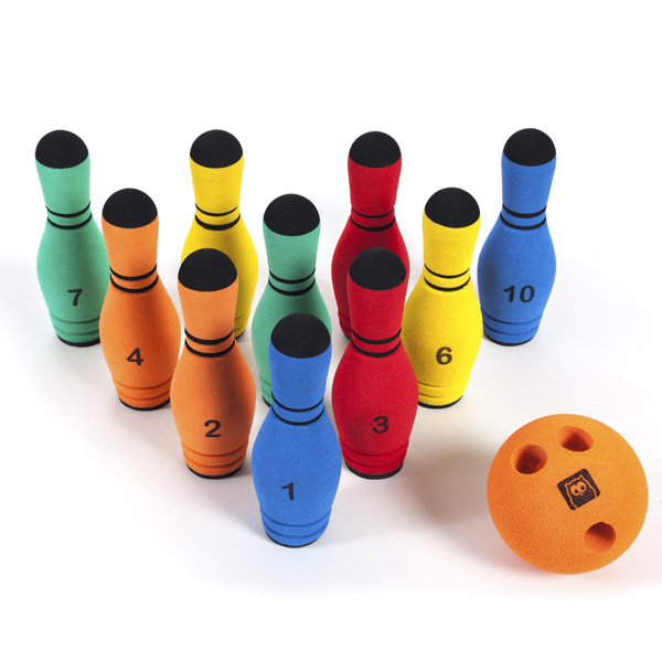 Set de bowling din spuma EUREKAKIDS