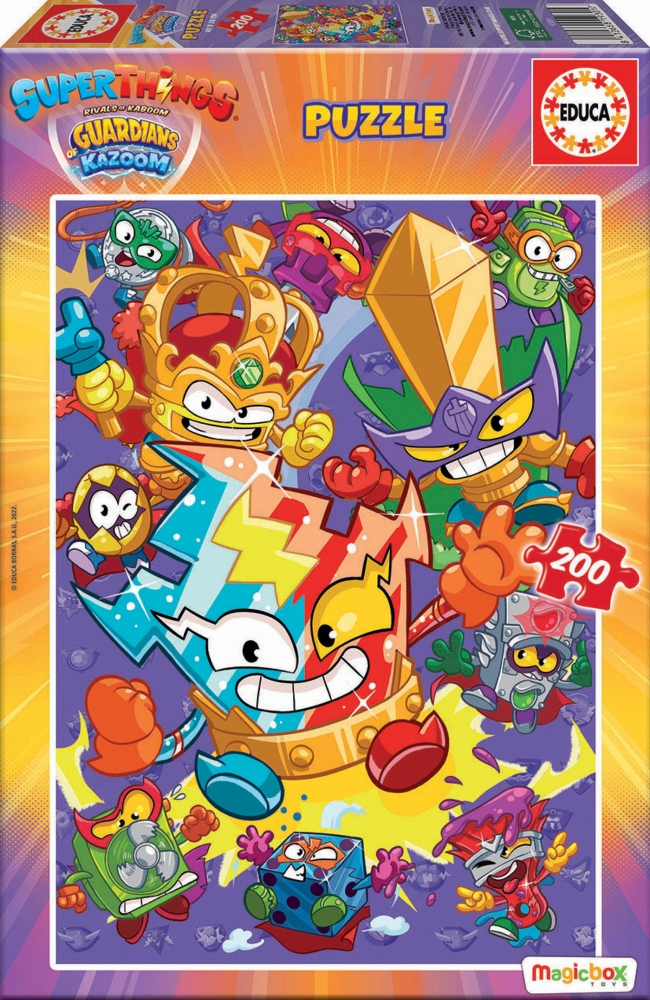 Puzzle, Educa, Superthings, 200 piese