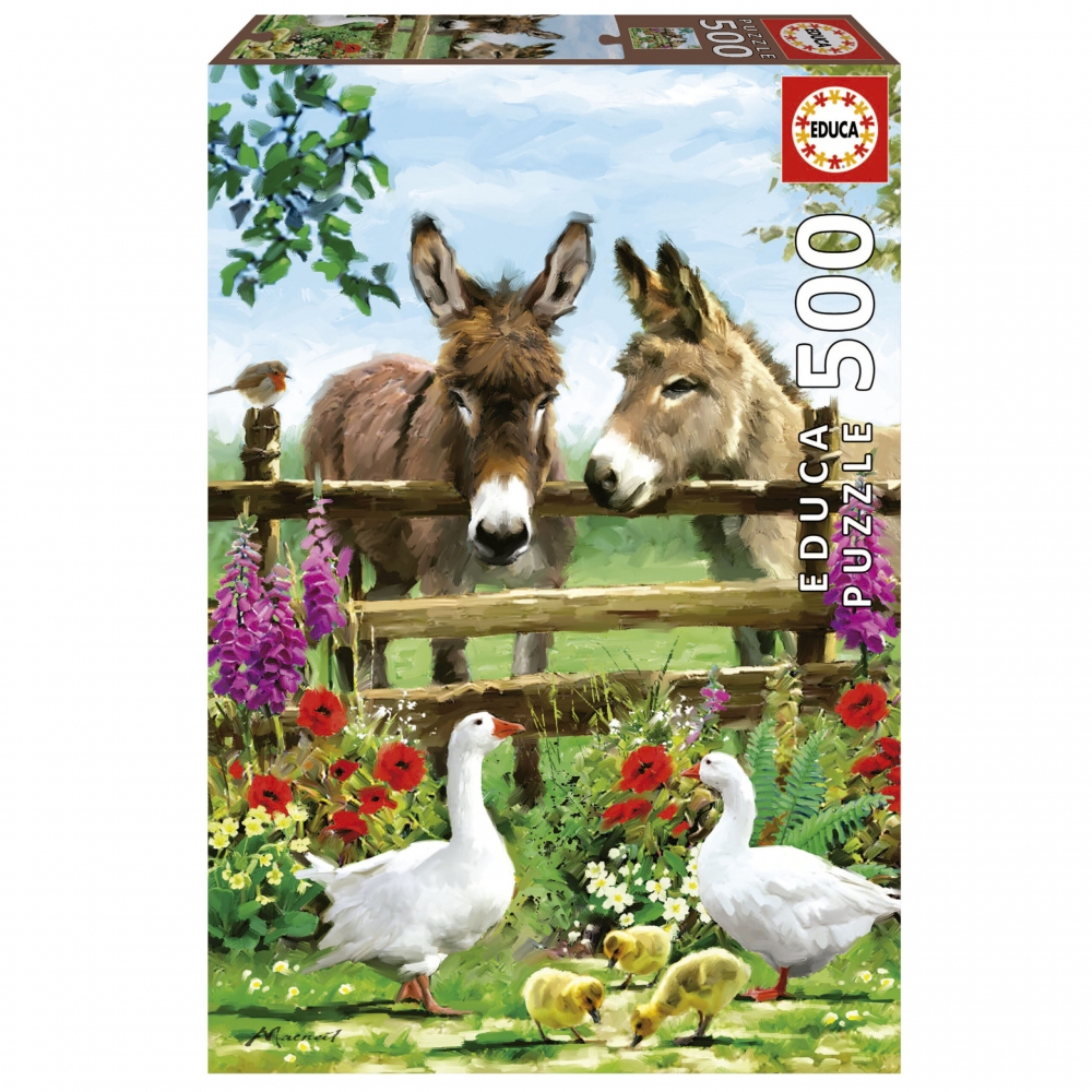 Puzzle, Educa, Magarii, 500 piese