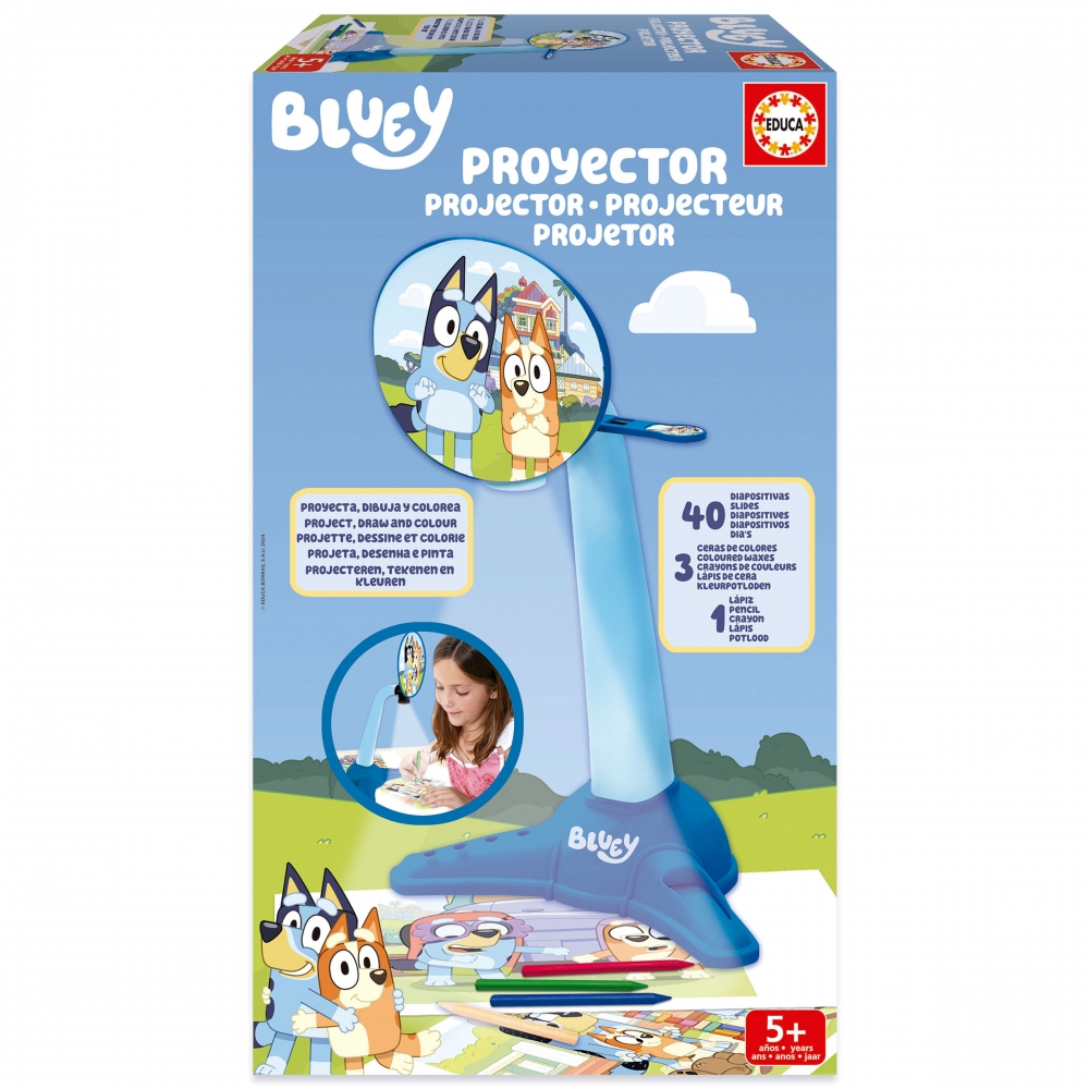 Proiector de desen pentru copii, Educa, Bluey