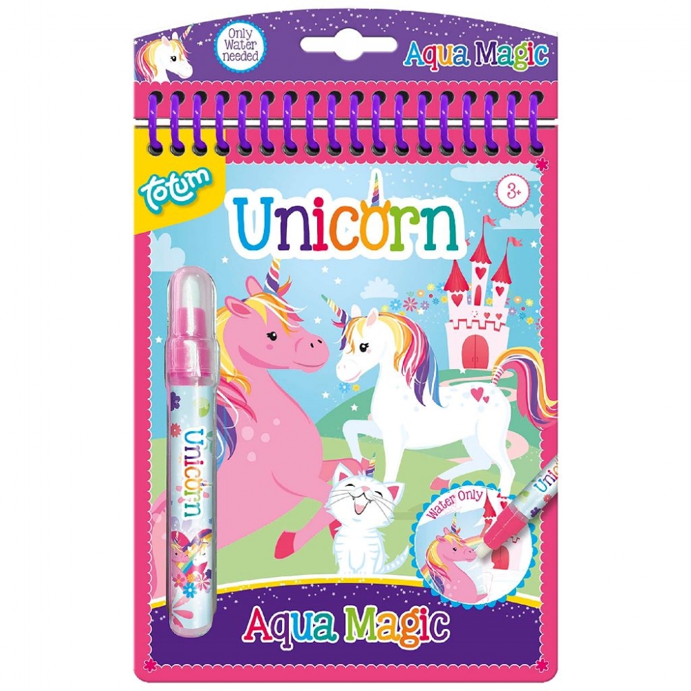 Set creativ pictura magica cu apa, unicorni