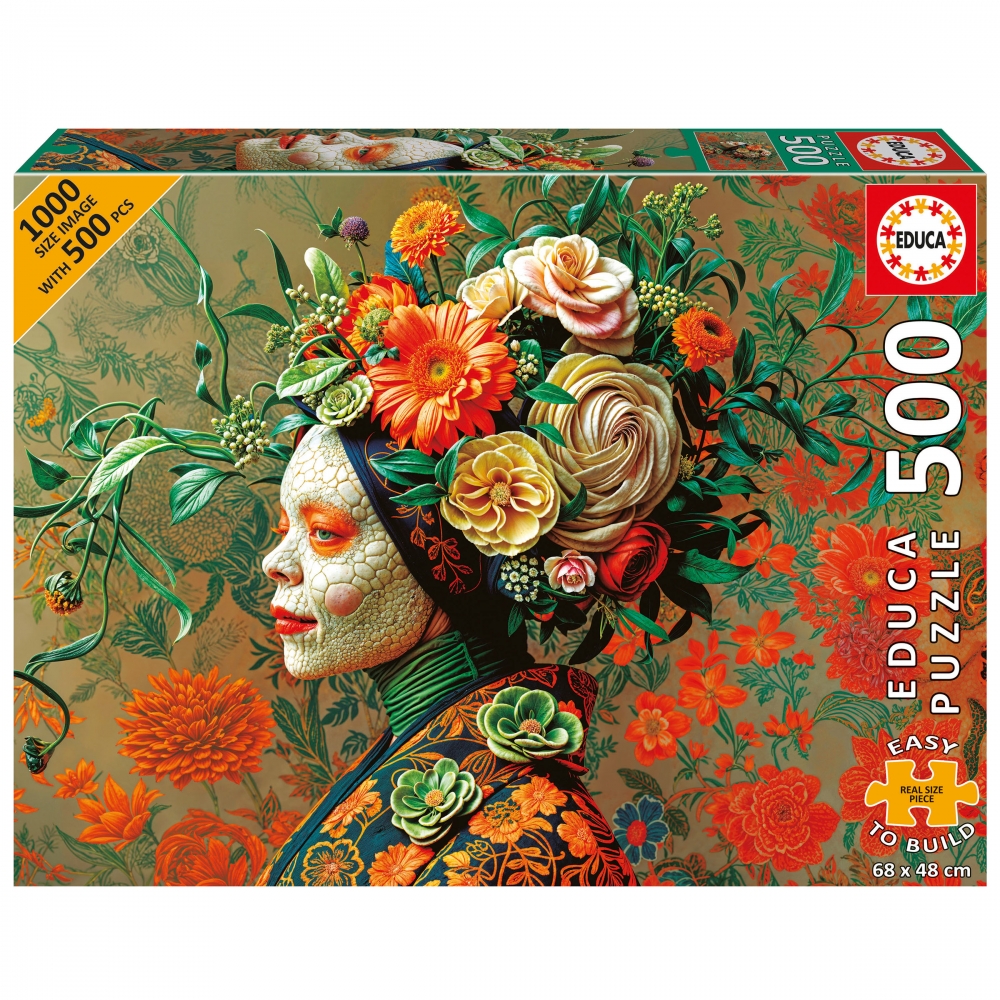 Puzzle, Educa, The Lizard Queen, 500 piese