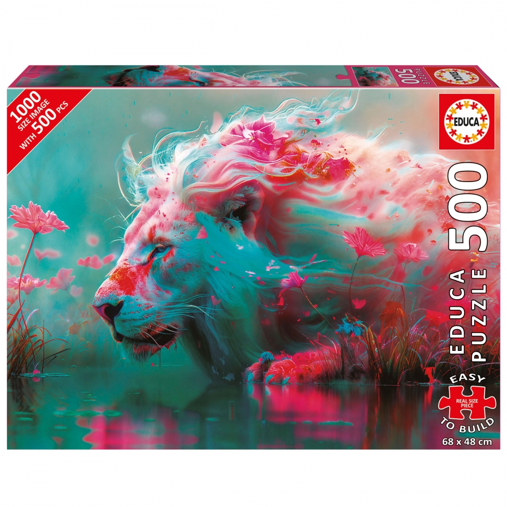 Puzzle, Educa, Leul Majestuos, 500 de piese