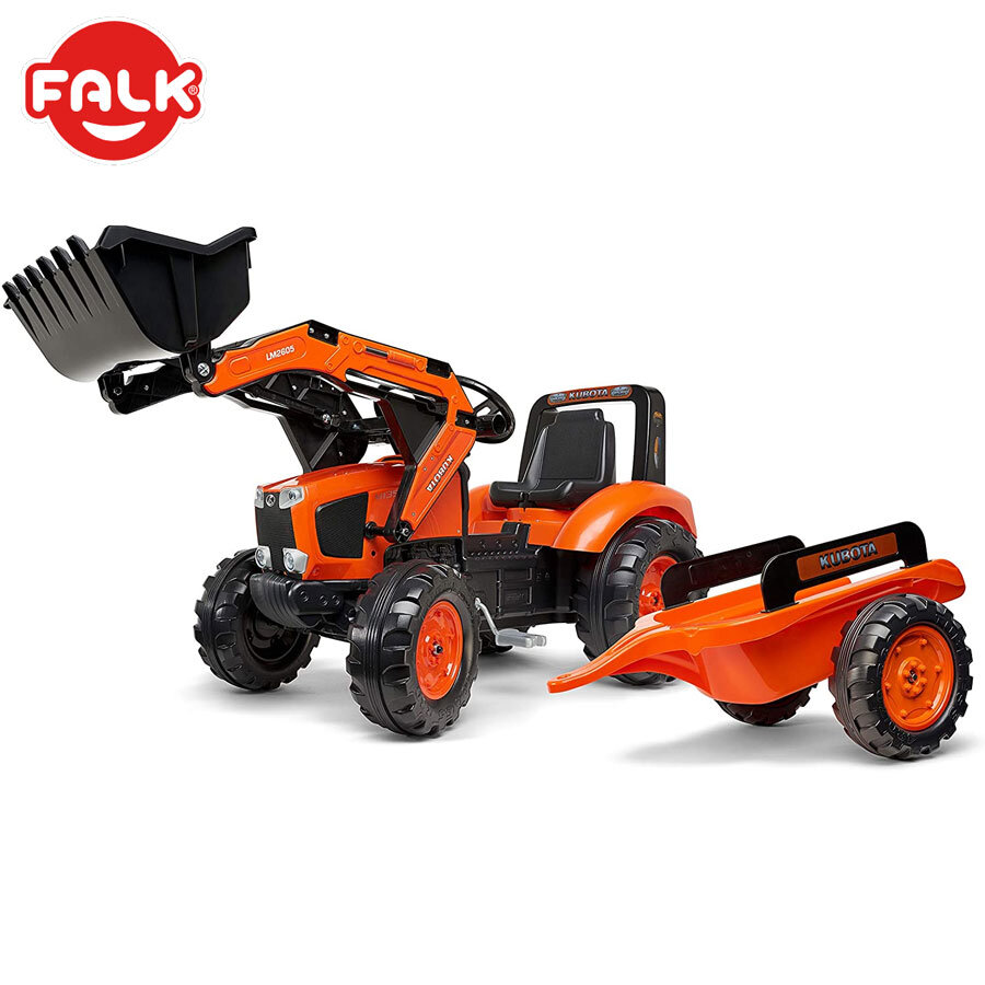 Tractor Falk Kubota cu Cupa si Remorca