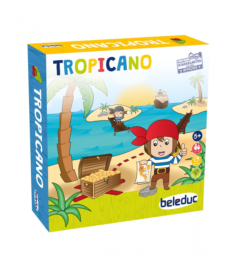 Joc de societate din lemn, Beleduc, Tropicano, 89 de piese