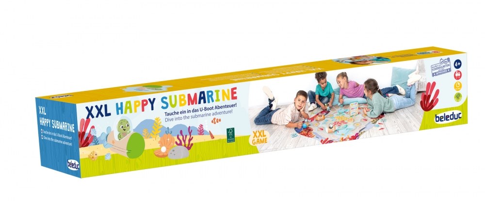 Joc de societate mare, Beleduc, Merry Submarine XXL, 61 de piese