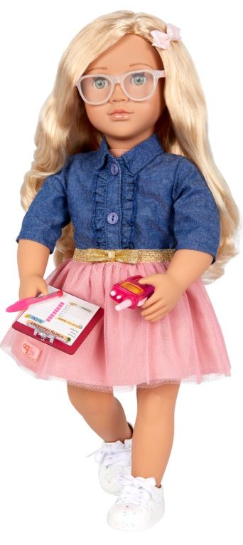 Papusa, Battat, Our Generation, Emily cu accesorii si carte, 46 cm