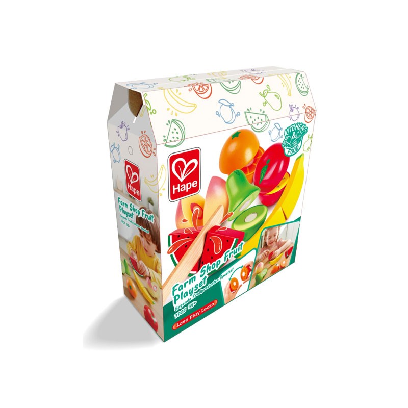 Set de tăiat gumă pentru copii, Hape, Fructe