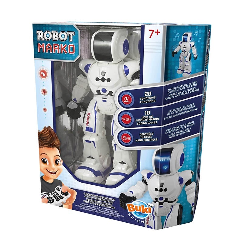 Jucarie interactiva, Buki France, Robot Marco, 25 x 12.5 x 31.5 cm