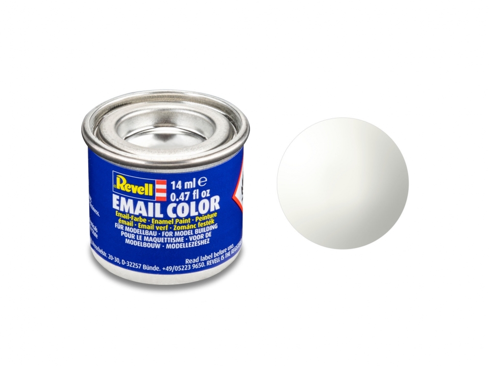 Vopsea emailată, Revell, Email Color, Alb lucios, 14 ml