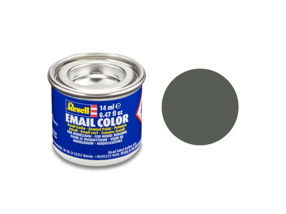 Vopsea emailată, Revell, Email Color, Gri-verzui mat, 14 ml