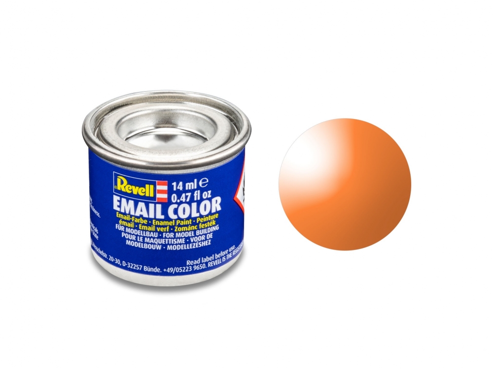 Vopsea emailată, Revell, Email Color, Portocaliu pur, 14 ml