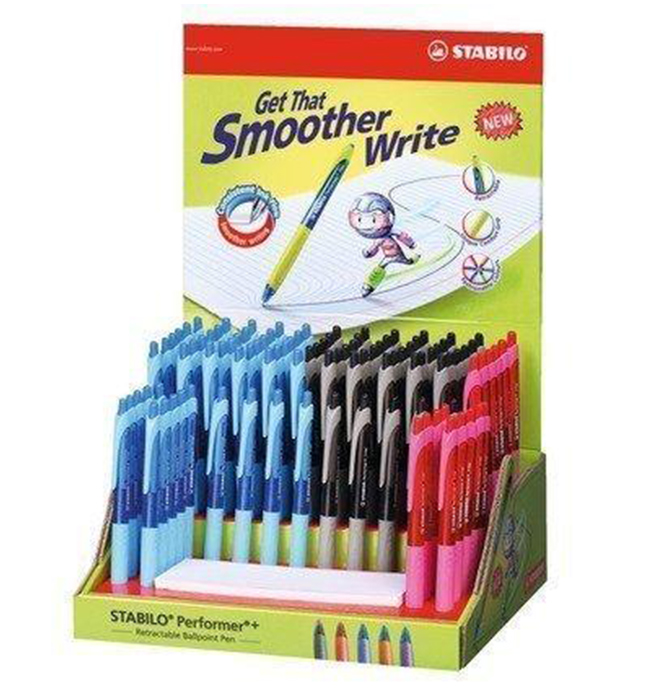 Set pix, Stabilo, Performer F Fashion, Display 3 culori, 100 piese