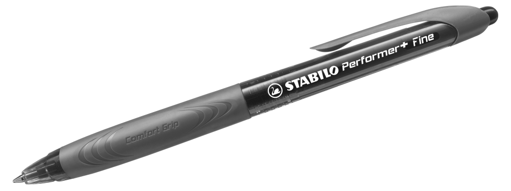Pix cu mecanism, Stabilo, Performer 328F, Negru/Gri