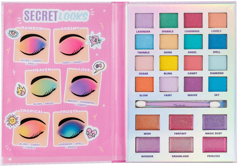 Paleta de machiaj, Martinelia, Super Girl, Jurnal secret
