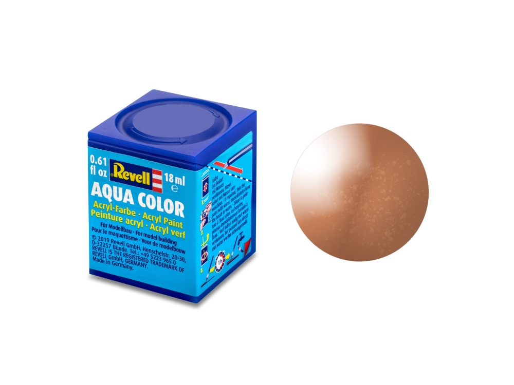 Vopsea acrilică, Revell, Aqua Color, Cupru Metalizat, 18 ml