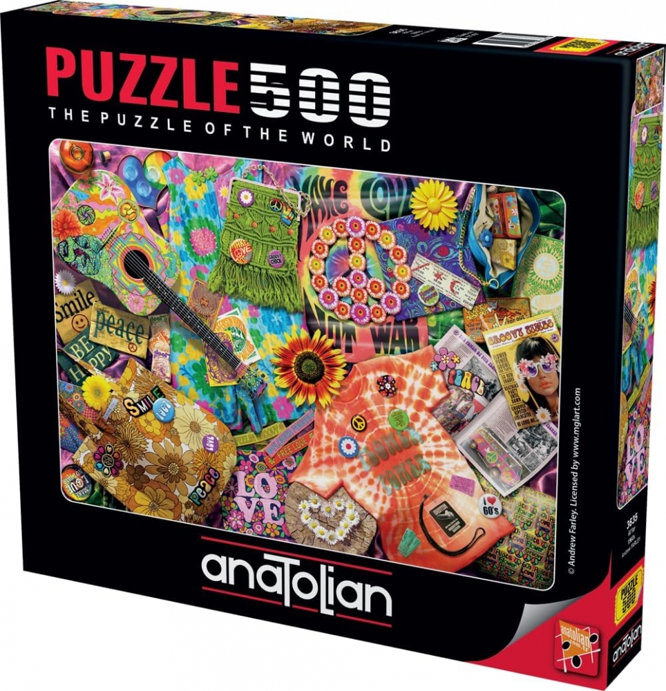 Puzzle Anatolian din 500 piese - 1960 an