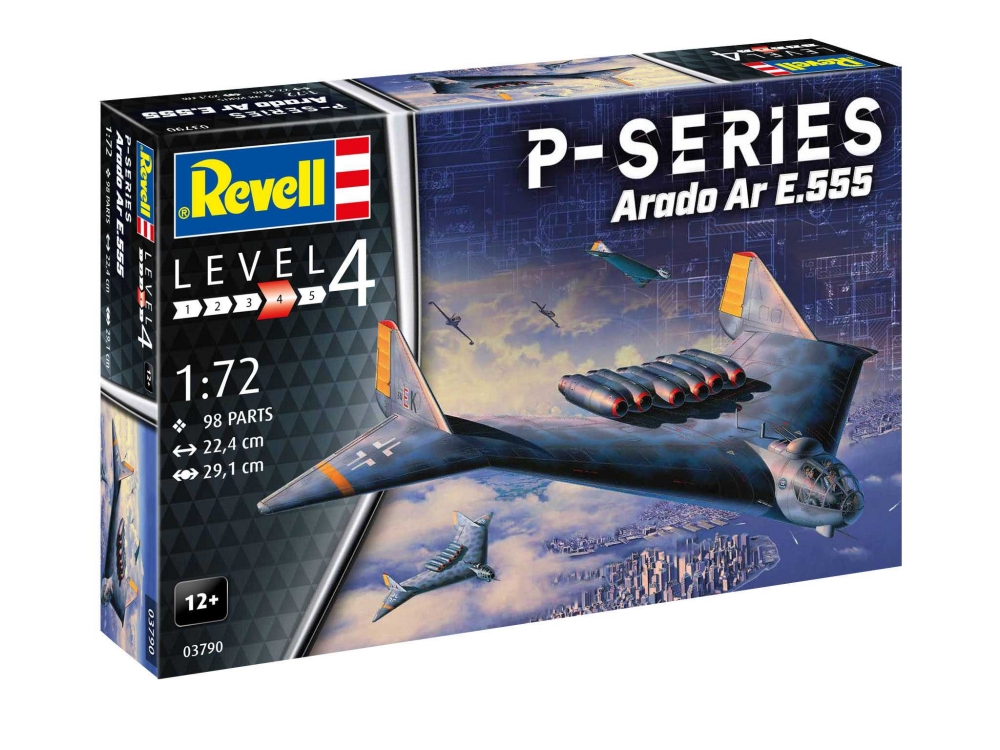Model asamblat, Revell, Arado Ar-555 Bomber