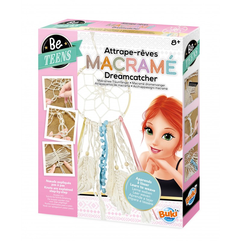 Kit creativ, Buki France, captator de vise din macrame DIY