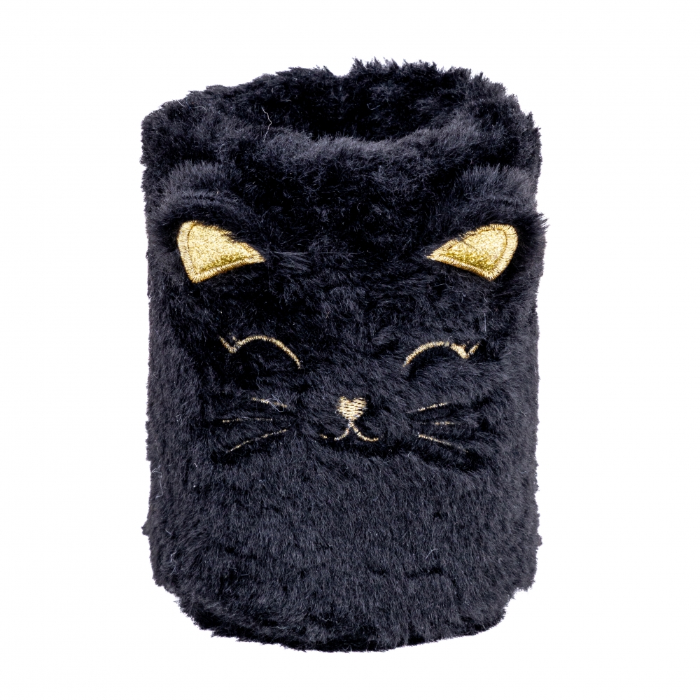 Organizator pentru birou Fluffy Kitty, ASTRA, negru, 12x8cm