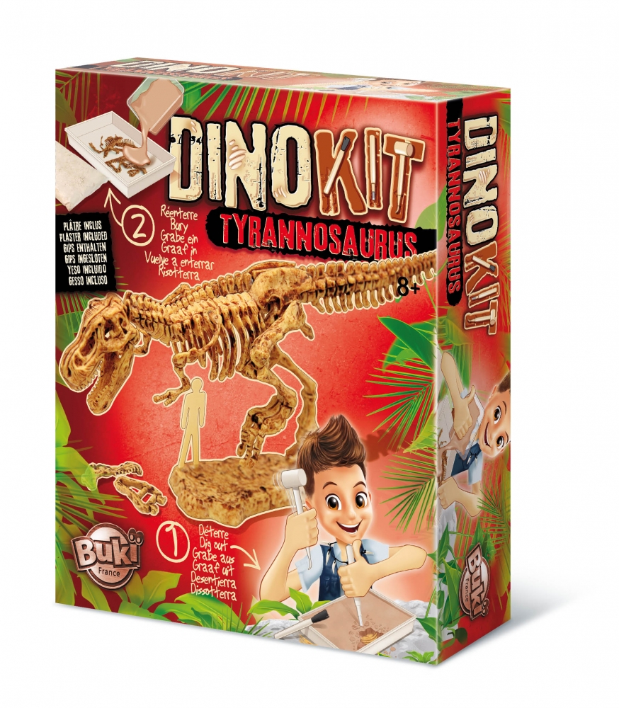 Kit de cercetare, Buki France, Dinozaur de asamblat, Tiranosaurus