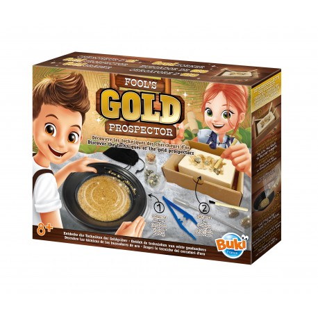 Kit de explorare, Buki France, Kit pentru tineri căutători de aur