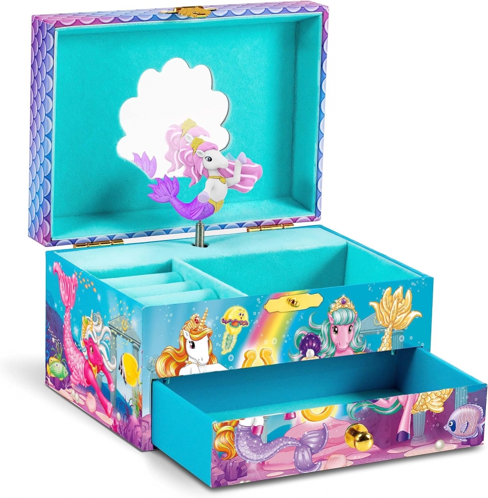 Cutie muzicala pentru bijuterii, Craze, Galupy Mermaid, 14.7 x 12.2 x 9.2 cm