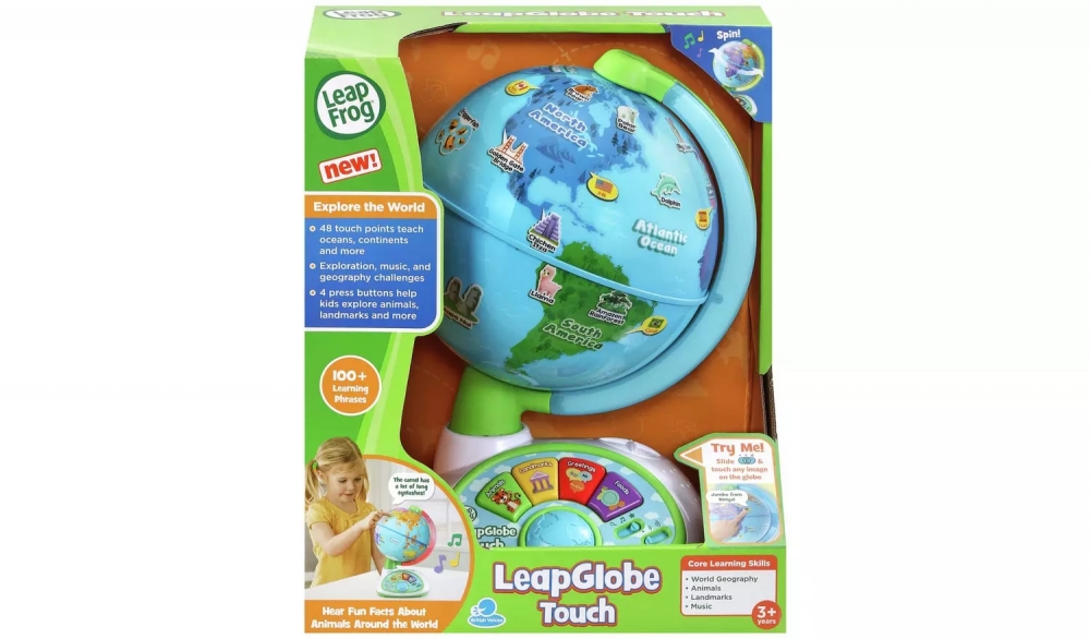 Jucarie interactiva, Leap Frog, Glob educational, 33 x 27.5 x 20 cm