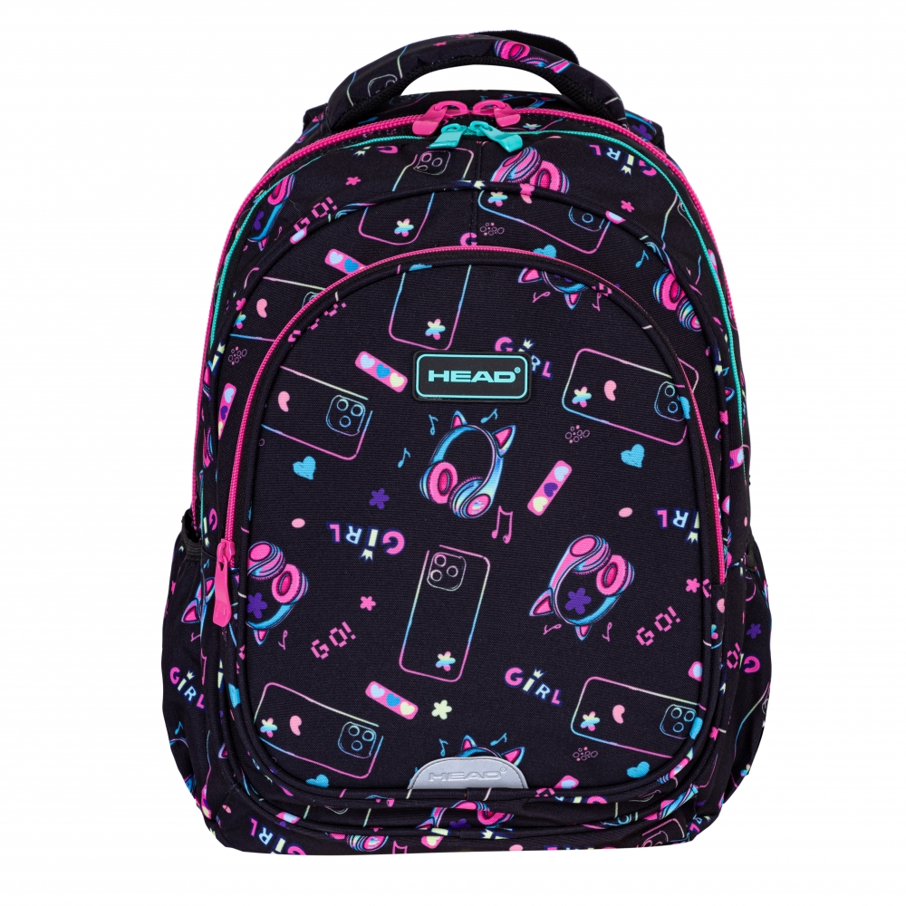 Rucsac scoala HEAD Go girl, AB300, 42 x 30 x 19 cm