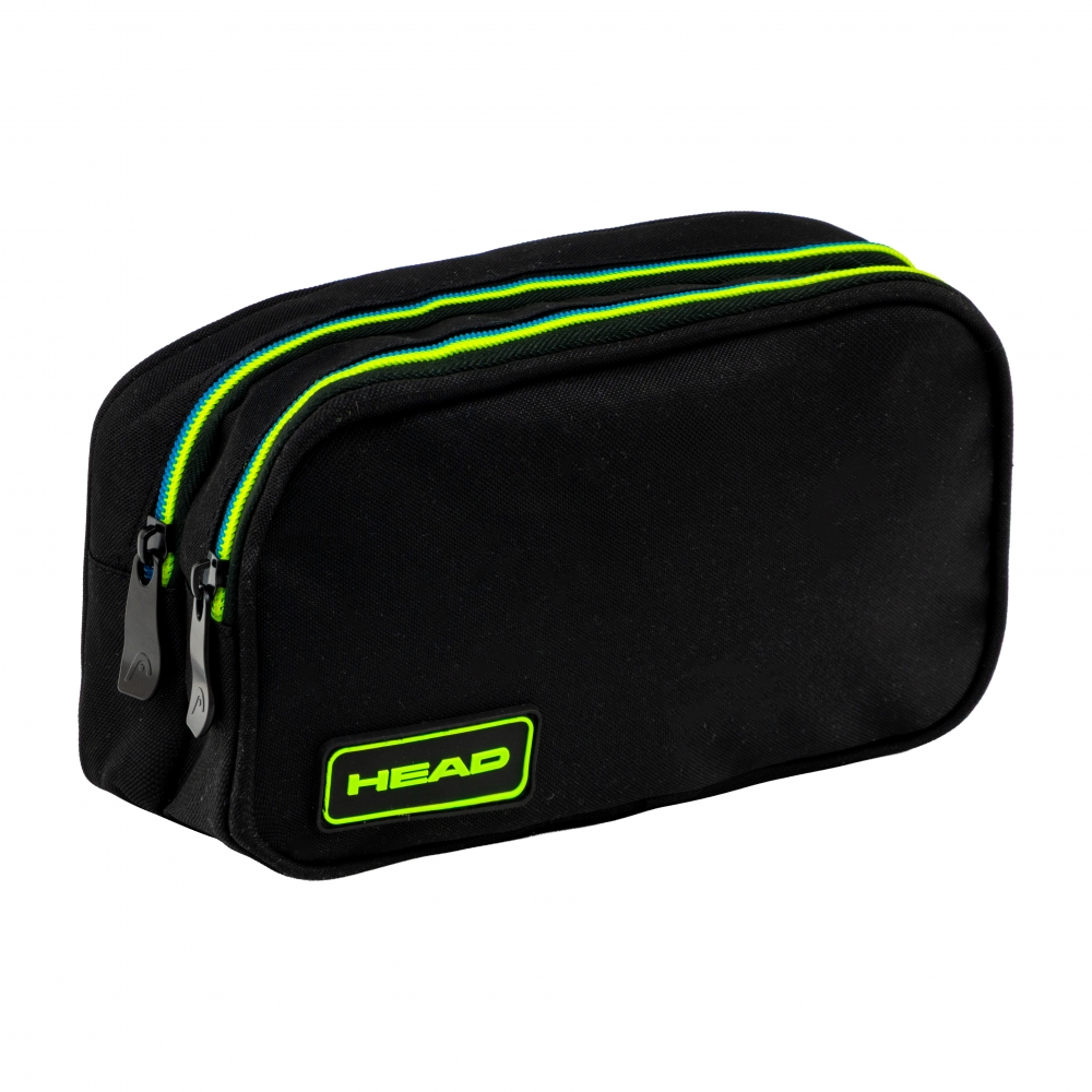 Penar fără accesorii, Cap, Negru cu albastru și verde, AC9, 23 x 12 x 7 cm