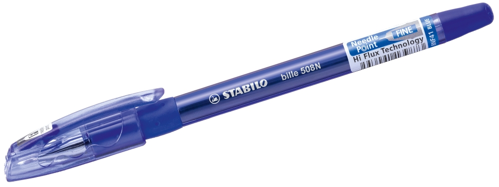 Pix fara mecanism, Stabilo, Bille Hi-Flux needlepoint 0.38mm, Albastru