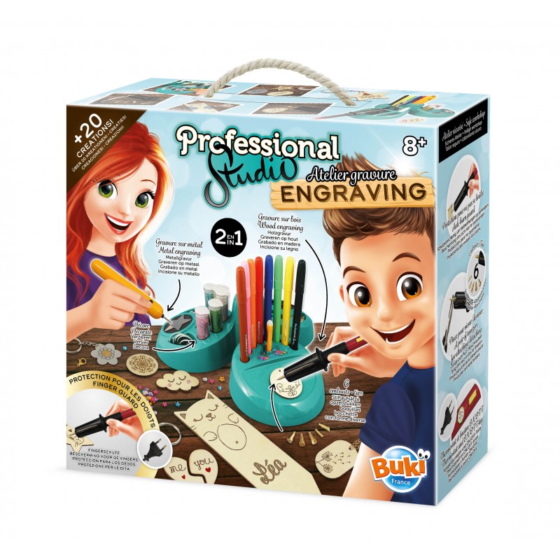 Jucarie interactiva Engrave, Buki France, Multicolor, 8 ani+
