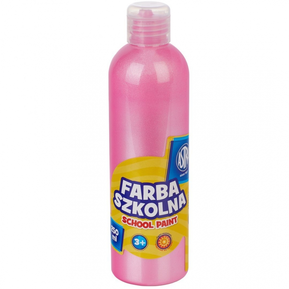 Vopsea pentru scolara, Astra, Roz perlat, 250 ml