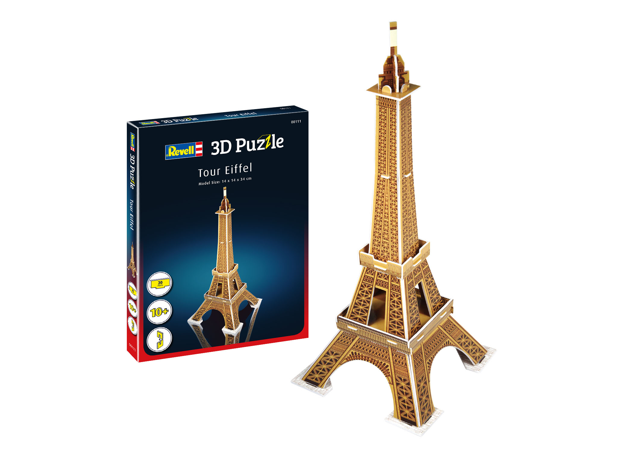 Puzzle, Revell, Turnul Eiffel 3D, 20 piese